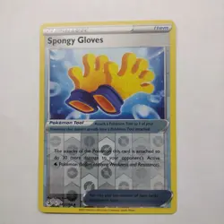 Spongy Gloves 243/264 Reverse Holo Fusion Strike Pokemon - Same Day Shipping! - Image 1