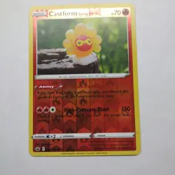 Reverse Holo Castform Sunny Form 022/198 Chilling Reign Pokemon - Same Day Ship! - Image 1
