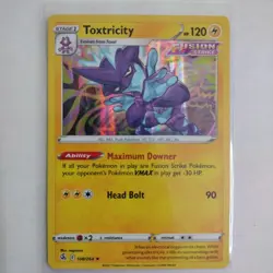 Toxtricity 108/264 Holo Rare Pokemon SWSH Fusion Strike - Same Day Shipping! - Image 1