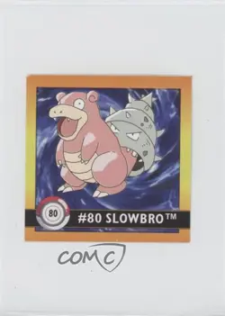 Slowbro Artbox Pokemon Stickers Series 1 #80 1999 12gr - Image 1