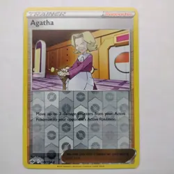 Reverse Holo Agatha 129/198 Chilling Reign Pokemon - Same Day Shipping! - Image 1
