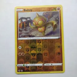 Reverse Holo Baltoy 101/202 Sword & Shield Base Set Pokemon - Same Day Shipping - Image 1