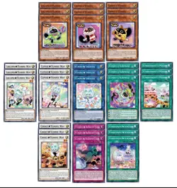 Yummy Complete Deck Core 33 Cards JUSH-EN YuGiOh! Collector's Rare MAX RARITY - Image 1