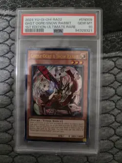 2024 Yugioh 25th 1st Ed Ultimate Rare Ghost Ogre & Snow Rabbit PSA 10 - Image 1
