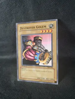 Yugioh Destroyer Golem SDK-028 Common 1st Edition VLP See Pics TCG CCG VTG - Image 3