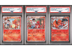 PSA 10 Charizard Charmander Charmeleon Pokekyun Seq Set Pokemon Card Japanese - Image 1