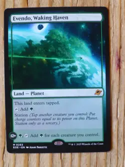 Magic the Gathering MTG Evendo, Waking Haven Mythic Card EOE Eternities - Image 1
