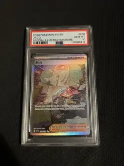 Pokemon TCG Jacq Holo Ultra Rare Card 236/198 Scarlet & Violet Base Set, PSA 10 - Image 1