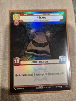 Star Wars Unlimited LOF Bendu Do You Fear The StormU Hyperspace Foil Card 910 - Image 1