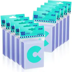 1000ct Card Sleeves for Trading Cards, Clear Penny Sleeves, 1000, - Image 1