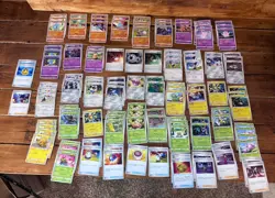 2020 Pokemon Card Lot 100+ Base Cards w/ 14 Holos NM/MT Nintendo Japanese TCG - Image 2