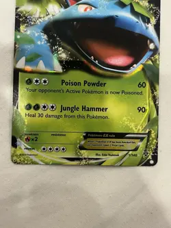 Pokemon TCG Venusaur XY Base Set 1/146 Ultra Rare Card - Image 3