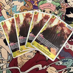 4x Playset Capone "Gang" Bege OP11-101 SR - One Piece Card Game MINT - Image 3