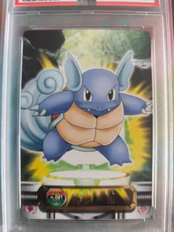 Pokemon Card Wartortle Schillok Bandai Zukan 2005 Firered Leafgre Japanese PSA 9 - Image 3