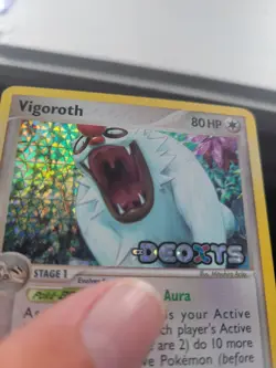 *NM Vigoroth 50/107 - 2005 EX Deoxys Pokemon Card Reverse Holo Stamped - Image 3