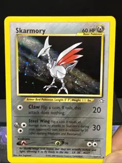Pokemon Card Skarmony 13/111 Holo Neo Genesis WOTC Rare Light Play - Image 2