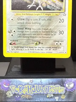 Pokemon Card Skarmony 13/111 Holo Neo Genesis WOTC Rare Light Play - Image 3