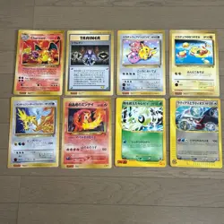 Charizard Celebi Zapdos Jumbo e-Card Lot x6 Old Rare Pokemon JAPAN - Image 1