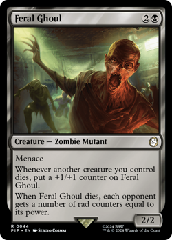 Feral Ghoul #44 | Near Mint | Fallout Magic MTG - Image 1