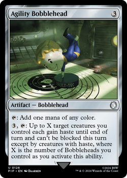 Agility Bobblehead #126 | Near Mint | Fallout Magic MTG - Image 1