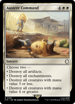 Austere Command #156 | Near Mint | Fallout Magic MTG - Image 1