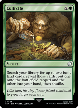 Cultivate #196 | Near Mint | Fallout Magic MTG - Image 1