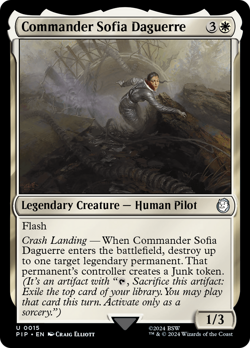Commander Sofia Daguerre #15 | Near Mint | Fallout Magic MTG - Image 1