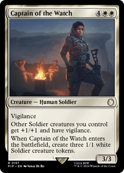 Captain of the Watch #157 | Near Mint | Fallout Magic MTG - Image 1