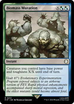 Biomass Mutation #212 | Near Mint | Fallout Magic MTG - Image 1