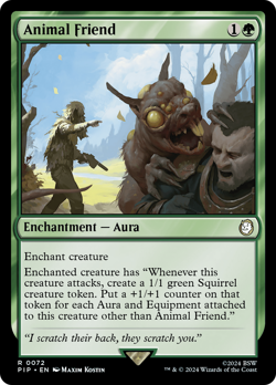 Animal Friend #72 | Near Mint | Fallout Magic MTG - Image 1
