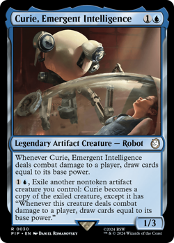 Curie, Emergent Intelligence #30 | Near Mint | Fallout Magic MTG - Image 1