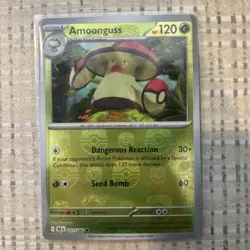 Pokemon TCG - Amoonguss - 011/086 - (Master Ball Pattern) - SV: Black Bolt - Image 1