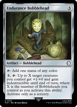 Endurance Bobblehead #132 | Near Mint | Fallout Magic MTG - Image 1