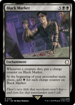 Black Market #183 | Near Mint | Fallout Magic MTG - Image 1