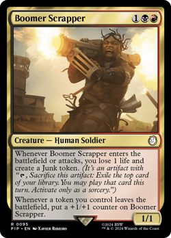 Boomer Scrapper #95 | Near Mint | Fallout Magic MTG - Image 1