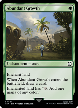 Abundant Growth #194 | Near Mint | Fallout Magic MTG - Image 1
