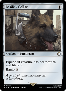 Basilisk Collar #225 | Near Mint | Fallout Magic MTG - Image 1