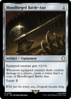Bloodforged Battle-Axe #226 | Near Mint | Fallout Magic MTG - Image 1