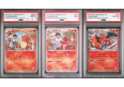 PSA 10 9 Charizard Charmander Charmeleon Pokekyun Seq Set Pokemon Card Japanese - Image 1