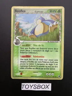 Carte Pokemon Ronflex Holo 10/101 / Bloc EX Ile Des Dragons / Bon Etat FR - Image 2