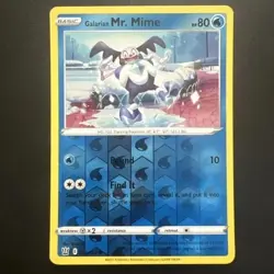 GALARIAN MR. MIME 034/163 BATTLE STYLES POKEMON REVERSE HOLO - Image 1
