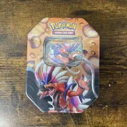 POKEMON TCG Pokemon Slashing Legends Tin Koraidon EX FACTORY SEALED TIN - Image 1