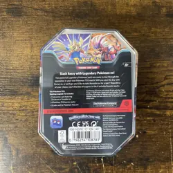 POKEMON TCG Pokemon Slashing Legends Tin Koraidon EX FACTORY SEALED TIN - Image 2