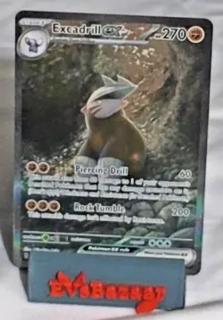 Excadrill EX SIR  168/086 Black Bolt - Pokemon TCG English MINT -PACK FRESH- - Image 1
