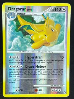 Dragoran LV. 61 2/146 Erwachte Legenden Reverse Holo Deutsch Poor Pokemon - Image 1