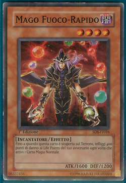 MAGO FUOCO-RAPIDO • (Rapid-Fire Magician) • Comune • SD6 IT016 • 1Ed • Yugioh! - Image 1