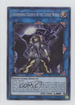 Underworld Goddess of the Closed World 1st Ed. YuGiOh Blazing Vortex t4l - Image 1