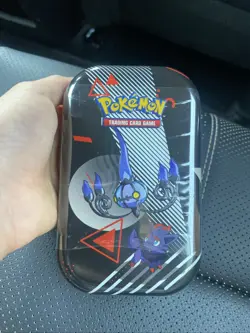 Pokemon TCG Black Bolt & White Flare Mini Tin New/Sealed In Hand - Image 1