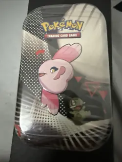Pokemon TCG Black Bolt & White Flare Mini Tin New/Sealed In Hand - Image 1