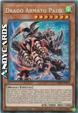 DRAGO ARMATO PALO • (Pile Armed Dragon) • Segreta • HAC1 IT174 • Lim • Yugioh! - Image 1